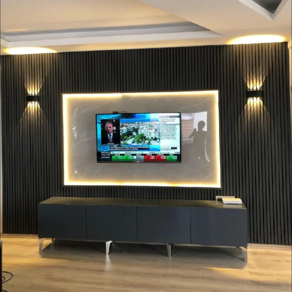 ديكور شاشة تلفزيون مودرن